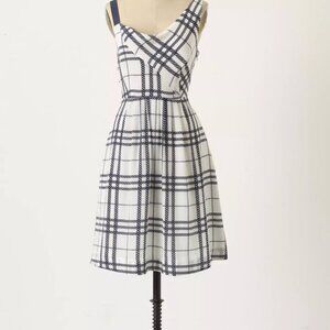 Anthropologie Moulinette Soeurs Know the Ropes 100% Silk Dress Size 4